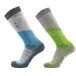 SINNER - SKI CHAUSETTES HOMMES Berg print Dubbelpak - Bleu/vert - Unisexe - Taille 36-38