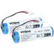 vhbw 2x batterie compatible avec Datalogic Gryphon GBT4430, GBT4100-HC, GBT4400, GBT4130, GBT4100-BK, GBT4100 scanner de codes-barres POS (2600 mAh, 3,7 V, Li-Ion)