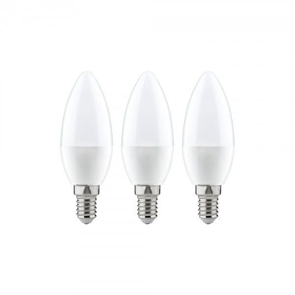 Paulmann LED-kaars E14 - 3-pack
