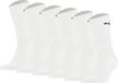 PUMA Sokken Set van 6 Wit 39-42 Unisex Katoen/Polyester/Polyamide