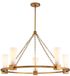 Elstead Lighting LED Kroonluchter | 5X E27 Max 40W | Distressed Gold