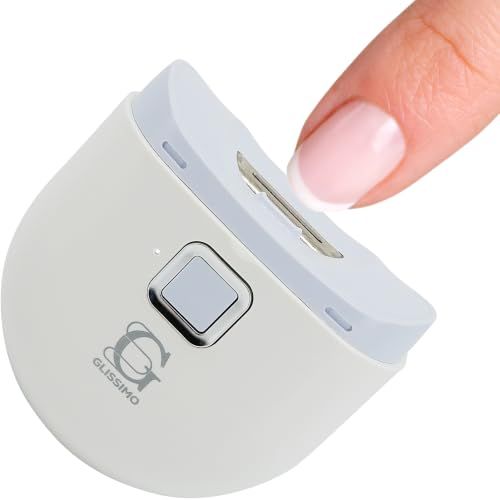 Glissimo Professionele Elektrische Nagelknipper - Automatische Manicure Trimmer voor Volwassenen en Baby's - Vinger en Teen Schaar - Pedicure Knipper voor Dikke Nagels - Baby nagels - Kleur: Wit