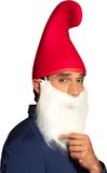 Boland Hoed Elf rood Rood - 58 cm - Kinderen en volwassenen - Unisex - Kabouter - Dwerg - Foute party