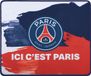 Konix KX PSG Souris Tapis de jeu Bleu, Rouge, Blanc