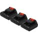 Vhbw - 3x Batterie Compatible Avec Black & Decker Ssl20sb-2, Ssl20sb Outil Électrique (1500 mAh, Li-ion, 14,4 V)
