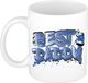 Bellatio Decorations Mok voor Papa - Blauw - Graffiti Letters - 300 ml
