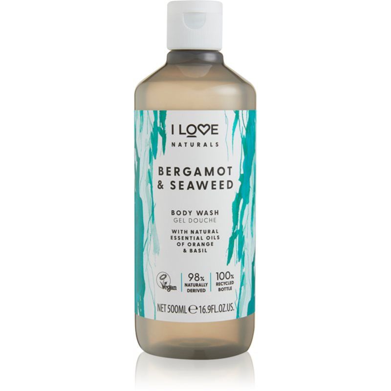I LOVE COSMETICS Naturals Body Wash Bergamot & Seaweed 500ml