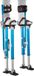 Vevor Gipsplaatsteltjes 615-1023 Mm, 103 Kg Zware Werksteltjes met Dubbele Veren, Antislip Voetplaten en Spanband, Verstelbare Aluminium Steltjes voor Gipsplaat-, Plafondconstructie en Bouwplaatsen, Blauw