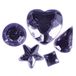 Rayher 1522235 acryl strass-steentjes om op te plakken, 3-12 mm, 5 soorten, SB