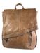 Kumixi Sac à dos-sac bandoulière marron châtaigne