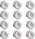 Monzana Spot encastrable 12er Set LED – 3 Standen Dimbaar 230V – Blanc