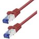 LogiLink CP4024S RJ45 Netzwerkkabel, Patchkabel CAT 6a S/FTP 0,50 m rot CCA-Leiter, flammhemmend, halogenfrei 1 Stück