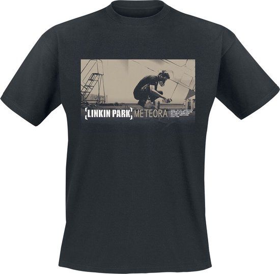 Linkin Park Meteora Unisex T-shirt - Zwart - S