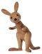 Figurine kangourou chêne certifié FSC, articulé, 8 cm
