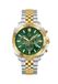 Gc Watches Gc Gc Flair Coussin Chrono Metal Quartz Chronograafhorloge Zilverkleurig En Goudkleurig Kast Gemaakt Van 100% Roestvrij Staal En Een Armband Van 100% Roestvrij Staal 44 Z46001G2MF, Z46002G9MF, Z46005G7MF