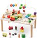 oCreon Montessori 7 - 1 Activiteitstafel - Hout Speeltafel - Motoriektafel Speelgoed - Montessori Houten Speelgoed vanaf 3 jaar - Speeltafel Baby