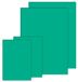 4 plaques de linoléum souples, vert, A4/A6