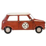 EMDE PL424T00-0 Decoratief bord, motief auto, metaal, rood