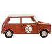 EMDE PL424T00-0 Decoratief bord, motief auto, metaal, rood