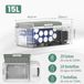 NL15 Réfrigérateur de voiture portable - Glacière/congélateur à compresseur - 15 litres - 12/24 V CC et 100–240 V CA - -20 à 20 °C