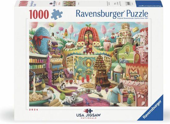Ravensburger legpuzzel Sweet Street 1000 stukjes