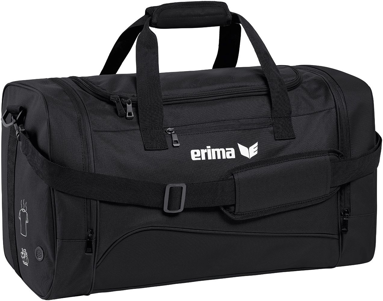 Erima 7230705 Duffeltas Zwart Polyester 65 x 32 x 32 cm