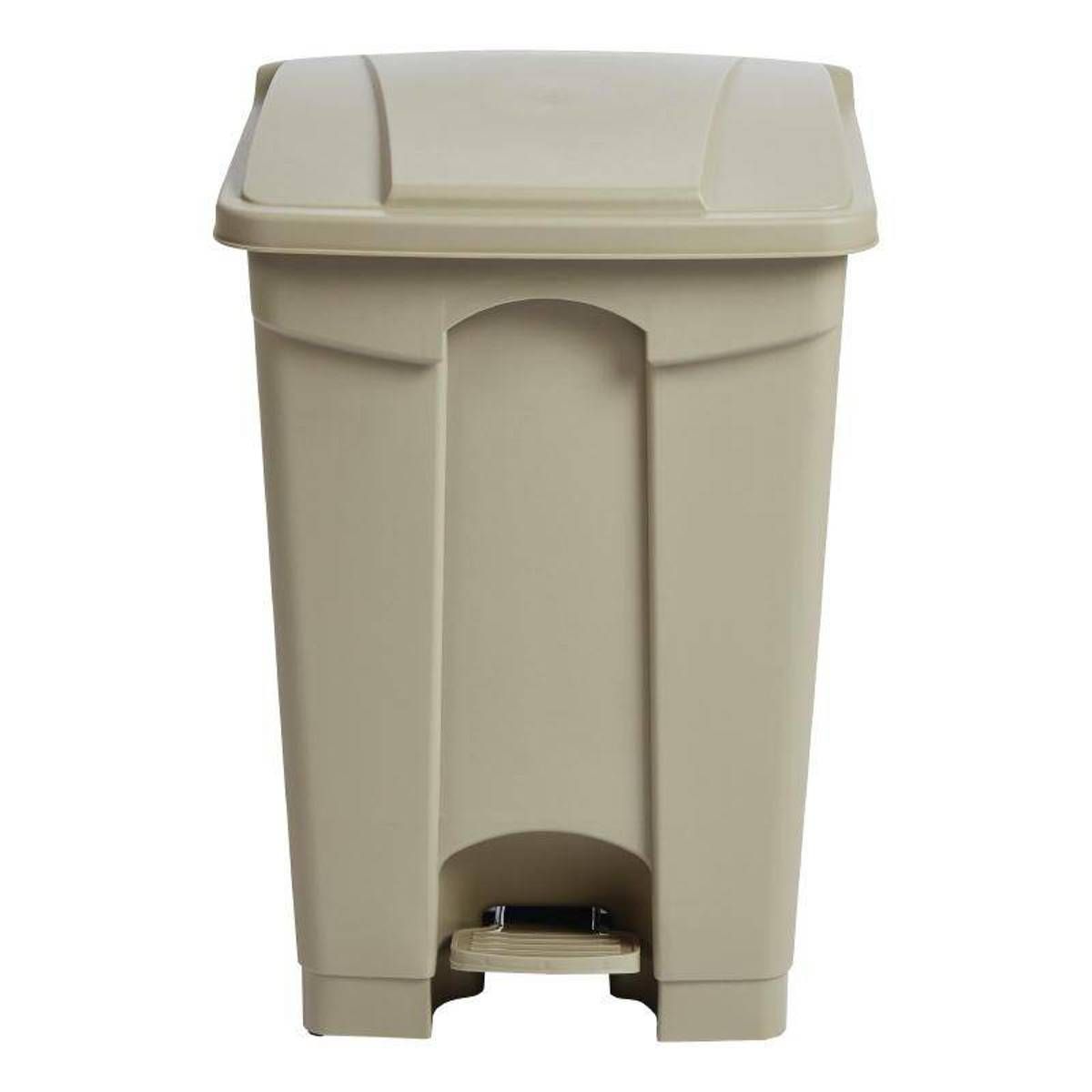 Jantex Beige pedaal afvalbak 45Ltr - 5050984378003