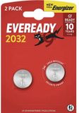 Energizer Knoopcel batterijen CR2032 Lithium 3V 2 stuks