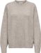Jdy Jacqueline de Yong Trui Jdysonja L/s O-neck Pullover Knt 15361171 Fossil/melange Dames Maat S