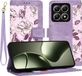 Techsuit Hoesje geschikt voor Xiaomi 14T - FlipCraft Book Wallet Case met koord - Mysterious Purple