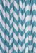 Merkloos Chevron douchegordijn - aqua/wit - hygiëne 'N' Clean - textiel