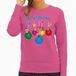 Bellatio Decorations Kersttrui / sweater dames - kerstballen - roze - kerstdiertjes - Merry Christmas XXL