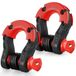 VEVOR 3/4" D-Ringbeugel, 2-Pack Gelegeerde Stalen Beugels 66139 Lbs (30 Ton) Breeksterkte Met 7/8" Schroefpen, Isolatoren en Ringen, Zware Off-Road Voertuigbergingsbeugel voor Jeep-Truck, Zwart