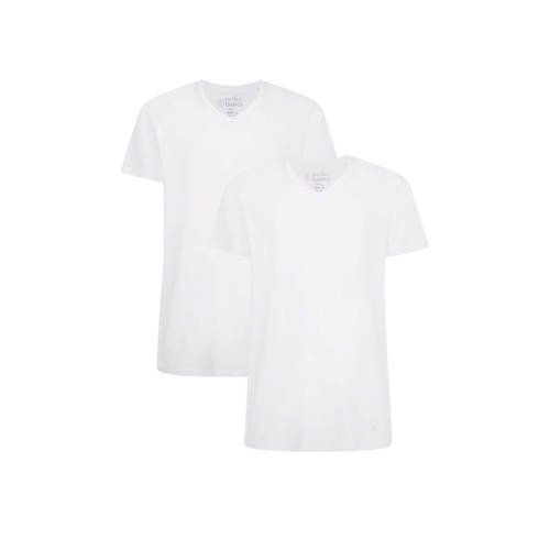 Bamboo Basics T-shirt Vinn met bamboe (set van 2) wit