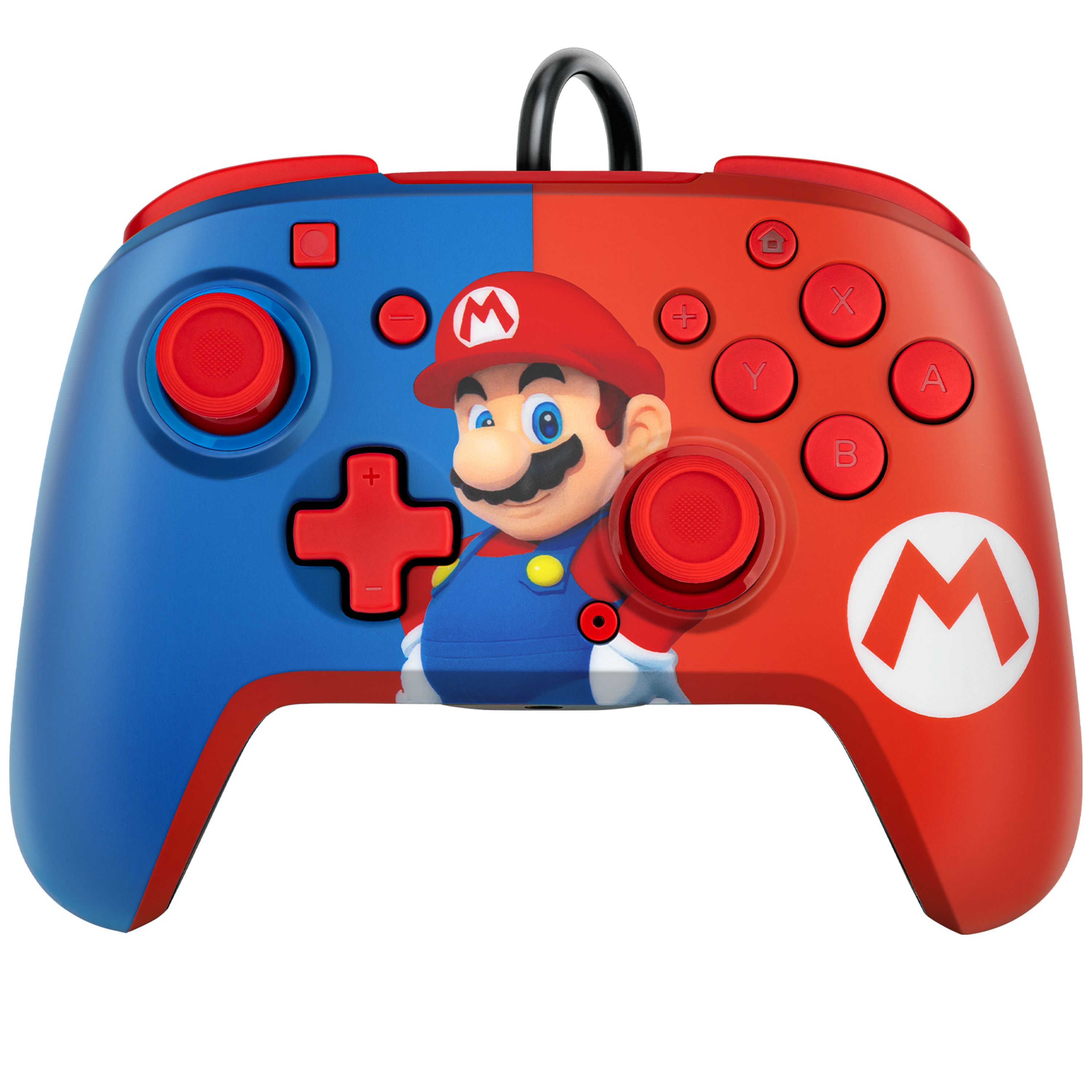 PDP REMATCH Power Pose Mario Gamepad - Nintendo Switch - Blue/Red