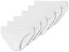 SCHIESSER Slip Set van 6 Dames Wit Effen Katoen/Elastaan