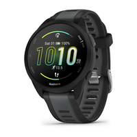 Garmin Forerunner 165 Music Smartwatch - Black/Slate Grey