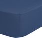 Good Morning Hoeslaken Effen Kleur - 1 Persoons 90x200 cm - Denim - 100% Katoen Jersey