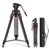 NEEWER 76 inch videocamerastatief met vloeistofkop