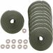 HIMRY® KXD7000 Randbescherming, L-vormig schuimkussen, extra verdikt, spons-tafelrandkussen, hoekkussen, randbescherming, anti-botsing, baby- en kinderen, zwart, 50 meter (10 x 5 m)