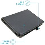 imoshion Vegan Leather Bookcase voor de Kobo Clara Colour / Kobo Clara BW - Zwart