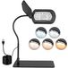 Lampe loupe avec 72 LED, grossissement 10x, connexion USB, col de cygne flexible