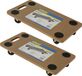 Kinzo Chariot de transport - 2x - avec poignée - MDF - 150 kg - 56 x 30 cm