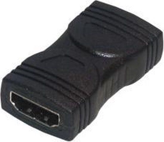 MCL Coupleur HDMI FM / FM 19-pin HDMI-A Zwart