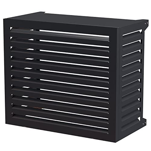 Idea Mower Cover Clima Blade airconditioning voor buiten, afdekking voor warmtepomp, van aluminium composiet (antraciet, medium)