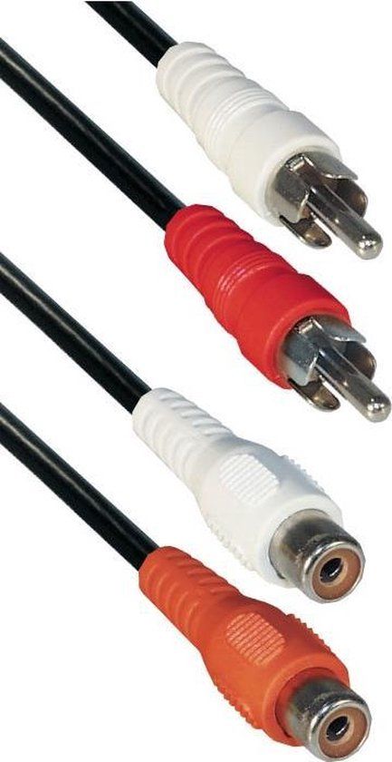 Goobay Tulp stereo audio verlengkabel - 10 meter