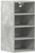 vidaXL Bovenkast Riga 30x29,5x60 cm bewerkt hout betongrijs