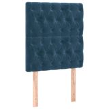 VidaXL Hoofdeind & Voeteind Donkerblauw