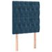 VidaXL Hoofdeind & Voeteind Donkerblauw