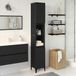 Maison Exclusive - Armoire de salle de bain exclusive, imitation chêne noir, 30 x 30 x 190 cm